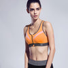 Women Zipper Sports Bra Push Up Shockproof